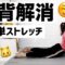 【声ガイドああり】３分猫背解消ストレッチ!!誰でもすぐできる肩こり解消ストレッチ
